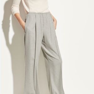 Vince Flannel Wide Leg Pant in Heather Grey - BNWT SMALL